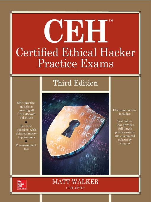 Cover image for CEH Certified Ethical Hacker Practice Exams